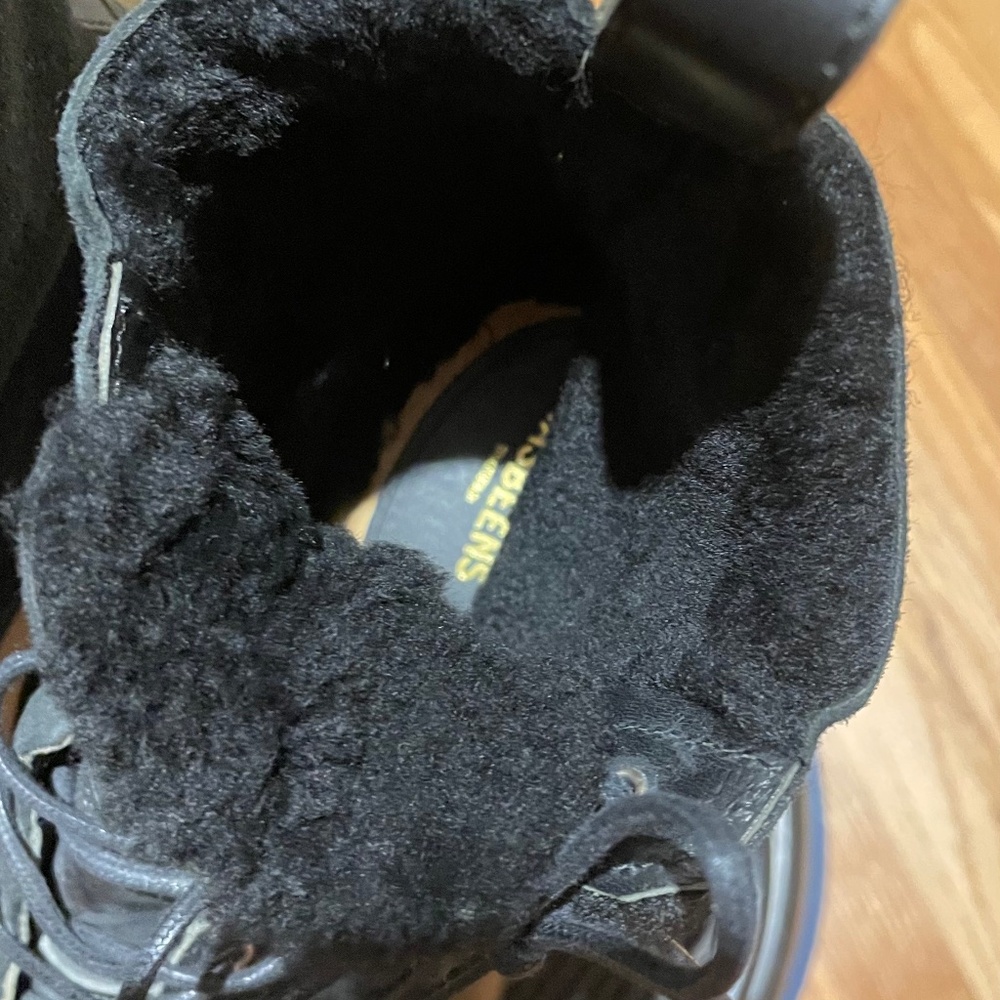 Swedish Hasbeens "Hippie Lace Up" Black Size 41 - Picture 3 of 8